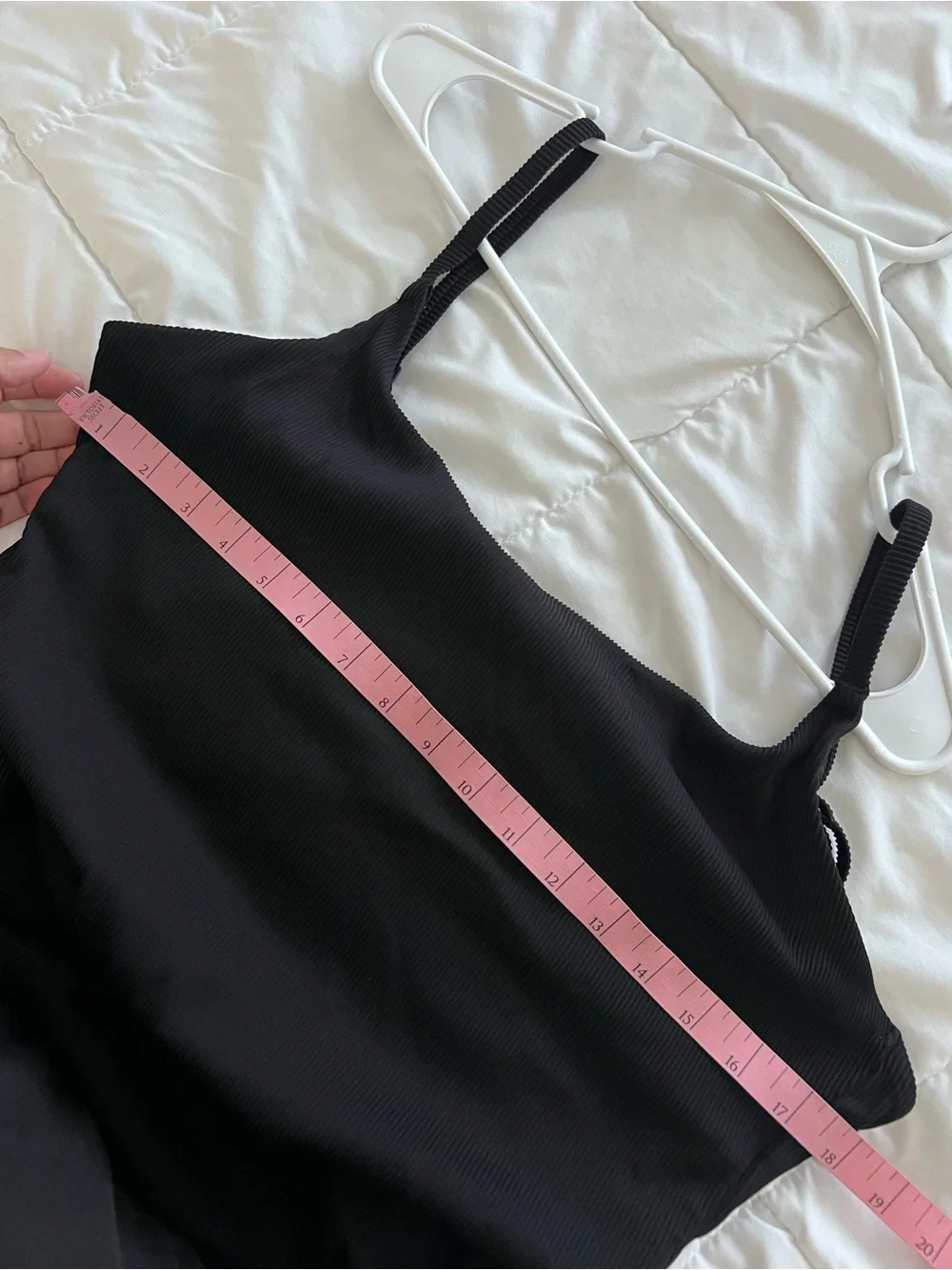 Aerie one piece full coverage Black Ribbed One-Piece Swimsuit size XL - Picture 12 of 12